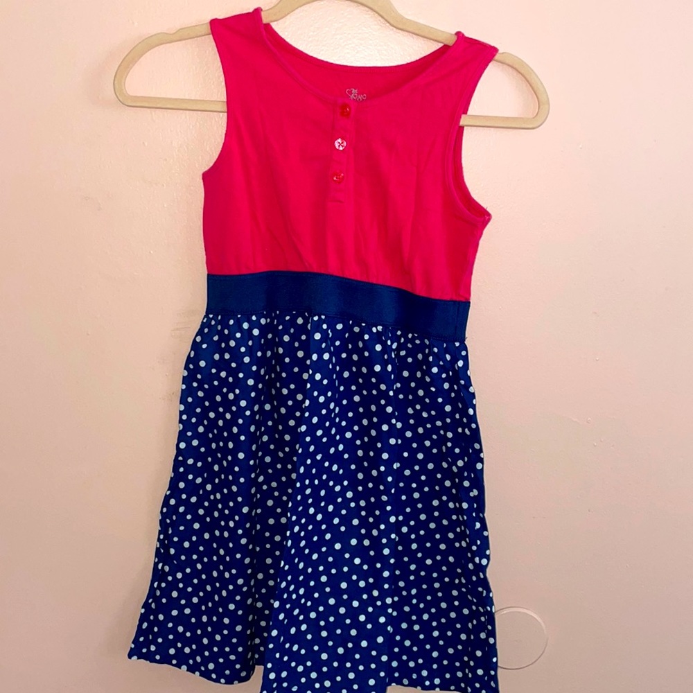 Girls Fun Polka Dot Casual Dress